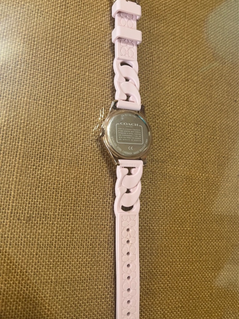 Coach Maddy Woman’s Boyfriend Watch blush pink - Picture 3 of 4